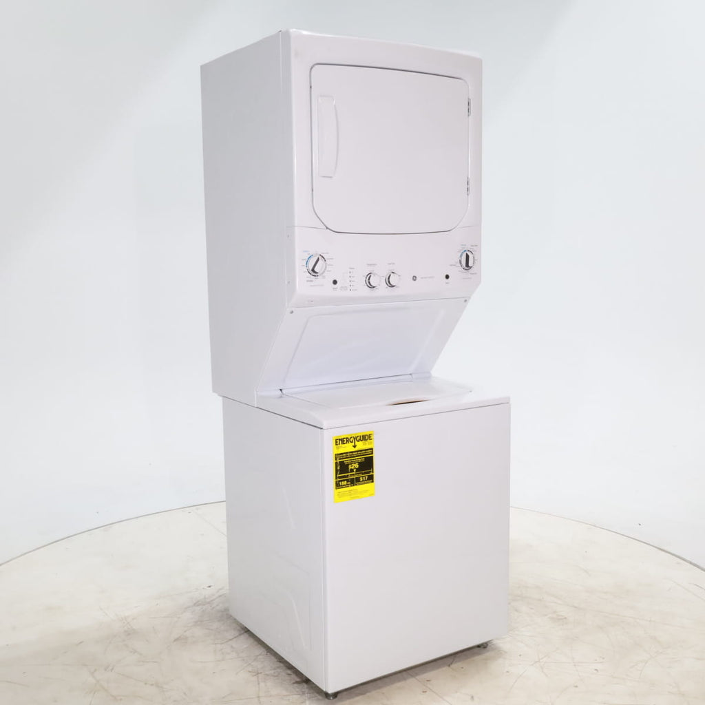 Pictures of GE 3.8 cu. ft. Laundry Center Washer and 5.9 cu. ft. Electric Dryer with Electro-Mechanical Rotary Dial Controls - Scratch & Dent - Minor - Neu Appliance Outlet - Discount Appliance Outlet in Austin, Tx