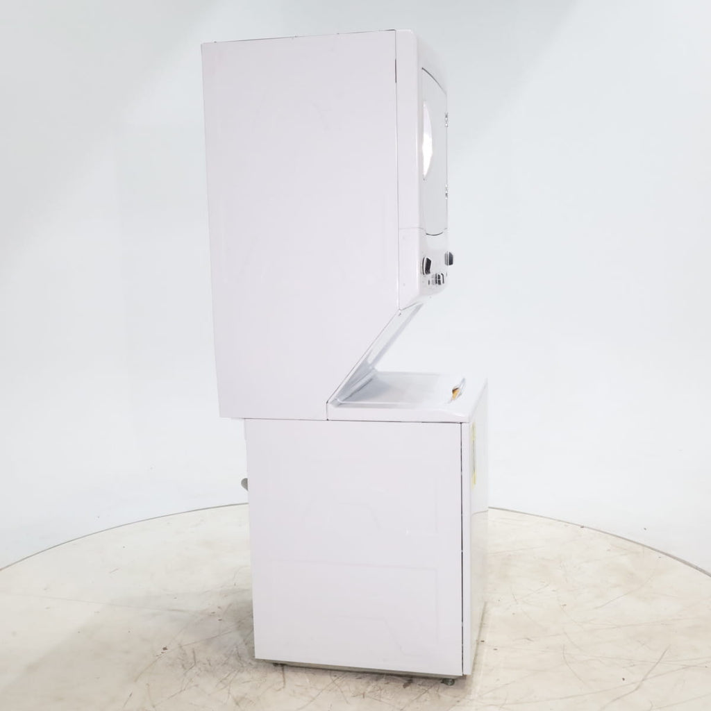 Pictures of GE 3.8 cu. ft. Laundry Center Washer and 5.9 cu. ft. Electric Dryer with Electro-Mechanical Rotary Dial Controls - Scratch & Dent - Minor - Neu Appliance Outlet - Discount Appliance Outlet in Austin, Tx
