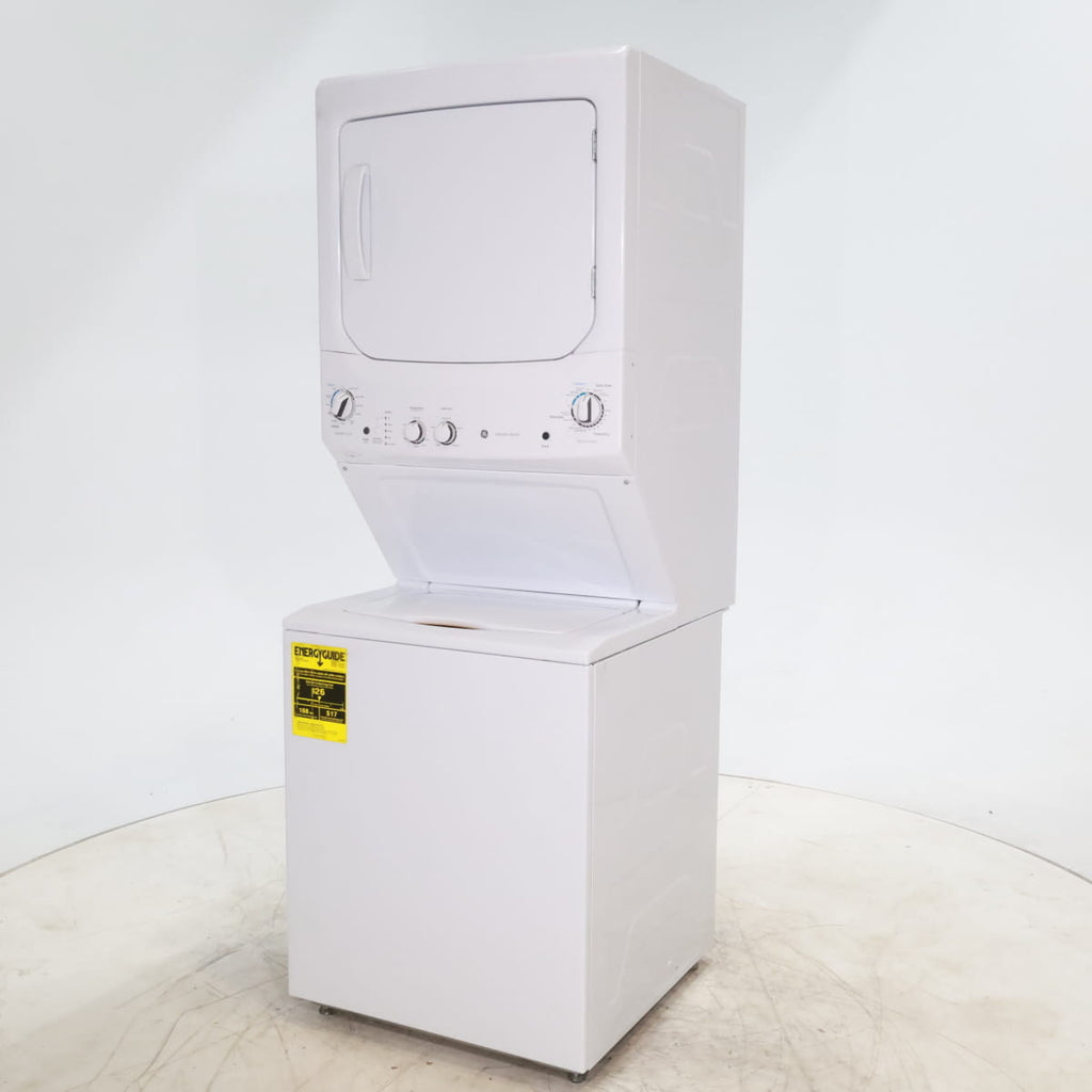 Pictures of GE 3.8 cu. ft. Laundry Center Washer and 5.9 cu. ft. Electric Dryer with Electro-Mechanical Rotary Dial Controls - Scratch & Dent - Minor - Neu Appliance Outlet - Discount Appliance Outlet in Austin, Tx