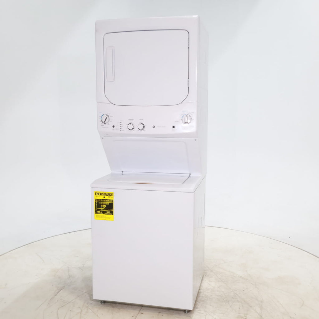 Pictures of GE 3.8 cu. ft. Laundry Center Washer and 5.9 cu. ft. Electric Dryer with Electro-Mechanical Rotary Dial Controls - Scratch & Dent - Minor - Neu Appliance Outlet - Discount Appliance Outlet in Austin, Tx