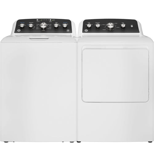 GE® 4.5 cu. ft. Capacity Washer with Stainless Steel Basket GTW485ASWWB - New in Box and GE® 7.2 cu. ft. Capacity Gas Dryer with Up To 120 ft. Venting and Extended Tumble GES9902G - GTD48GASWWB - New in Box