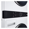 LG Single Unit LG WashTower™ with Center Control™ 5.0 cu. ft. Front Load Washer and 7.8 cu. ft. Electric Ventless Heat Pump Dryer 5SD275 - WKHC252HWA - Scratch & Dent (Minor)