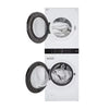 Pictures of LG Front Load Wash Tower with Center Control 4.5 Cu. Ft. Washer and 7.4 Cu. Ft. Dryer 5SD185 - WKE100HWA - Scratch & Dent (Minor) - Neu Appliance Outlet - Discount Appliance Outlet in Austin, Tx