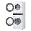 LG Single Unit LG WashTower™ with Center Control™ 5.0 cu. ft. Front Load Washer and 7.8 cu. ft. Electric Ventless Heat Pump Dryer 5SD275 - WKHC252HWA - Scratch & Dent (Minor)