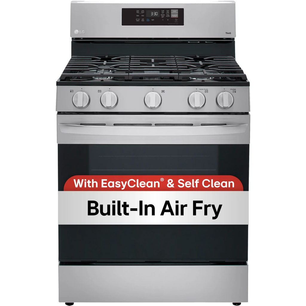 LG 5.8 cu. ft. Smart Wi-Fi Enabled Fan Convection Gas Range with Air Fry & EasyClean® - LRGL5823S - New In Box