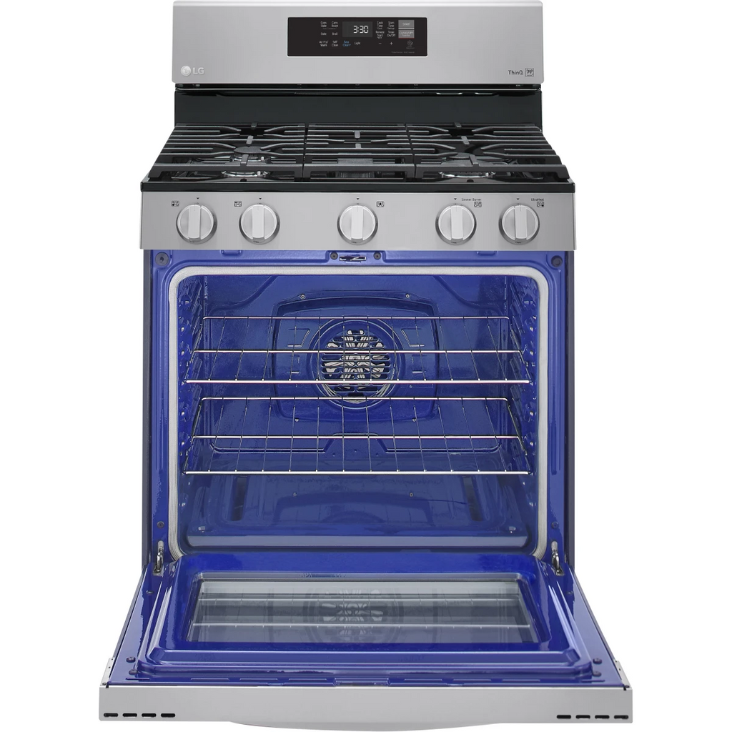 LG 5.8 cu. ft. Smart Wi-Fi Enabled Fan Convection Gas Range with Air Fry & EasyClean® - LRGL5823S - New In Box