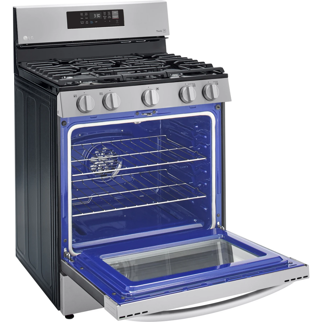 LG 5.8 cu. ft. Smart Wi-Fi Enabled Fan Convection Gas Range with Air Fry & EasyClean® - LRGL5823S - New In Box