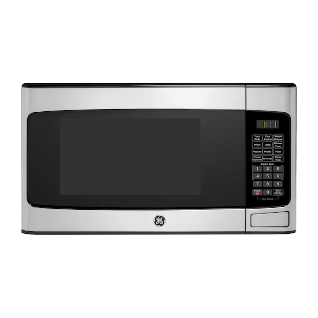 GE 1.1-cu ft 950 -Watt Countertop Microwave in Stainless Steel GCST11N1WSS - Scratch & Dent (Minor)