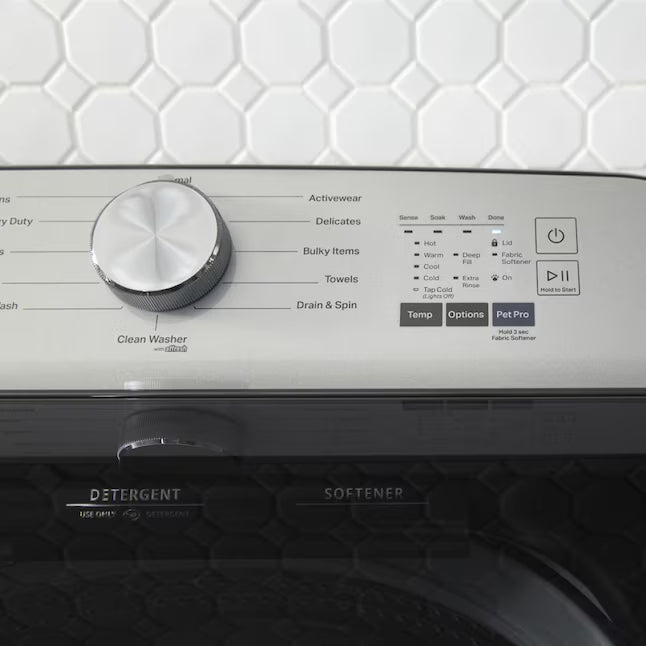 Maytag Volcano Black Pet Pro 7.0 cu. ft. Electric Dryer with XL Lint Trap and Steam 22421764 - MED6500MBK - Scratch & Dent (Minor)
