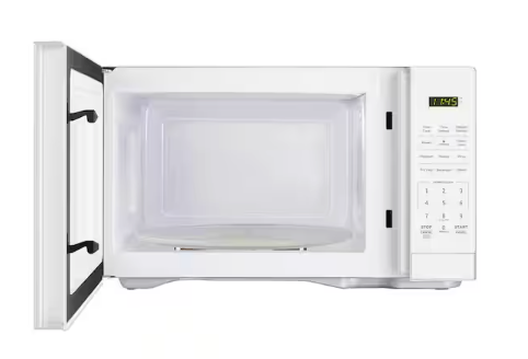 Vissani 1.1 cu. ft. 1000-Watt Countertop Microwave in White 251316SD1183 - EM0P042KVWCL - Scratch & Dent (Minor)