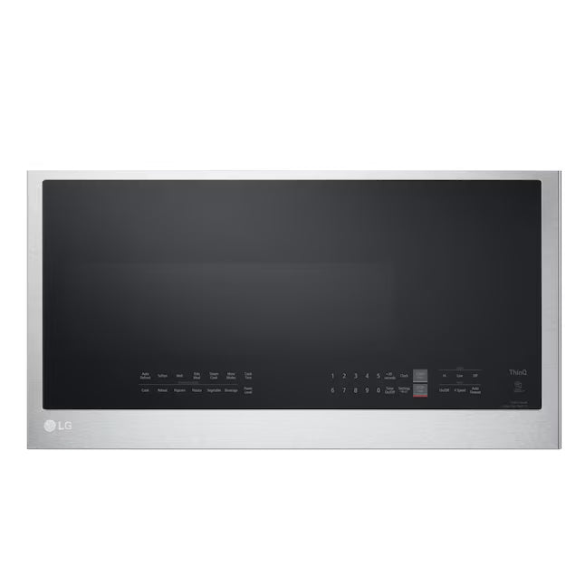 LG 2.0-cu ft Over-the-Range Microwave with Sensor Cooking in PrintProof Stainless Steel 251316SD1178 - MVEL2033F - Open Box