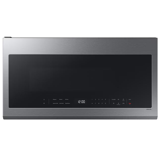 Samsung 2.1 cu. ft. Over-the-Range Microwave with Wi-Fi in Fingerprint Resistant Stainless Steel SA316 - ME21DG6300SR - Open Box