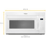 Pictures of Whirlpool 1.7 cu. ft. Microwave Hood Combination with Electronic Touch Controls 5SD287 - WMH31017HW - Scratch & Dent (Minor) - Neu Appliance Outlet - Discount Appliance Outlet in Austin, Tx