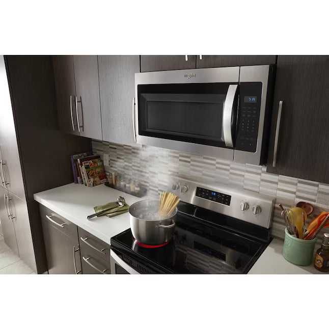 Whirlpool Steam 1.9 Cu. Ft. Microwave with Sensor Cooking and CleanRelease Non-Stick Interior in Fingerprint Resistant Stainless Steel WMH32519HZ - Scratch & Dent (Minor)