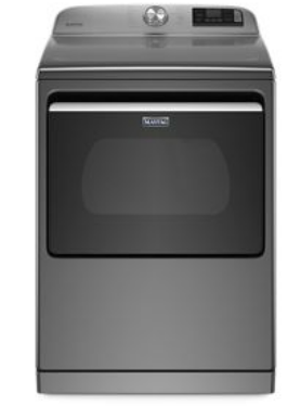 Pictures of Maytag Metallic Slate 5.3 cu. ft. Smart Capable ENERGY STAR Top Load Washing Machine with Extra Power MVW7232HC - Open Box and Maytag Metallic Slate Electric 7.4 Cu. Ft. Dryer with Extra Power MED7230HC - New in Box - Neu Appliance Outlet - Discount Appliance Outlet in Austin, Tx