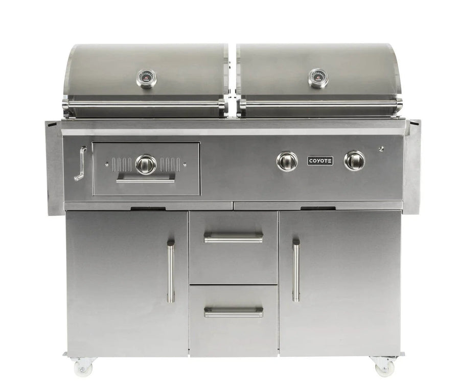 Coyote 50" Grill Cart in Stainless Steel C1HY50CT - Scratch & Dent (Minor)