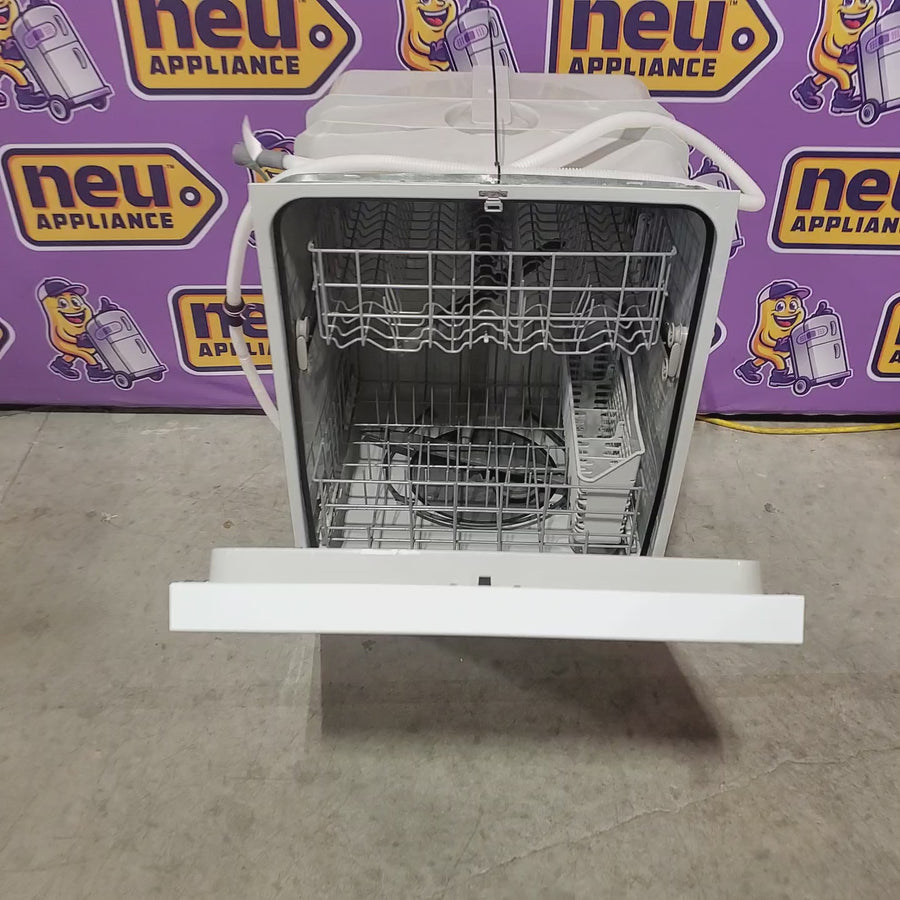 Pictures of Whirlpool 24-in Front Control Built-in Dishwasher with Boost Cycle, Sani Rinse, and 57-Decibel in White 22321460 - WDF341PAPW - Scratch & Dent (Minor) - Neu Appliance Outlet - Discount Appliance Outlet in Austin, Tx