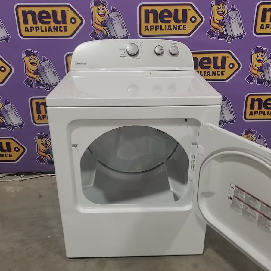 Pictures of Whirlpool 3.8–3.9 Cu. Ft. Top Load Washer with 2 in 1 Removable Agitator and Soil Level Selection WTW4957PW - Certified Refurbished and Whirlpool 7-cu ft Vented Electric Dryer WED4815EW - Certified Refurbished - Neu Appliance Outlet - Discount Appliance Outlet in Austin, Tx
