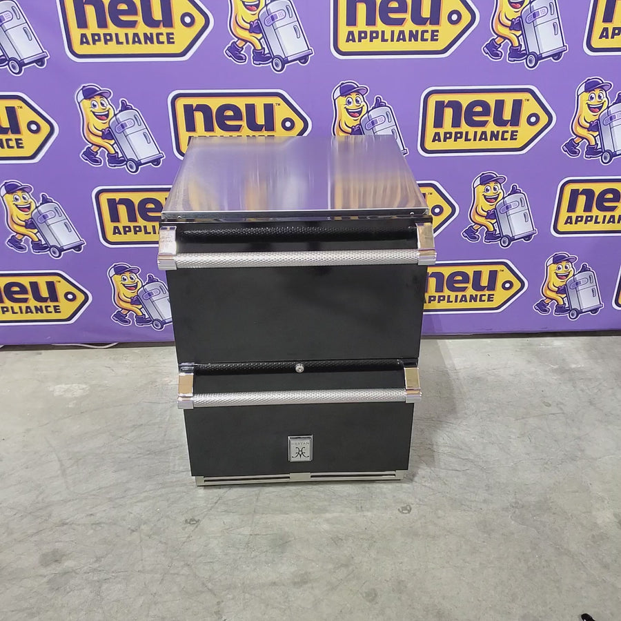 Pictures of Hestan 24-Inch 5.2 Cu. Ft. Outdoor Rated Refrigerator and Freezer Drawer with Lock 11113226 - HM24ZO4G-00-EDFLD - Open Box - Neu Appliance Outlet - Discount Appliance Outlet in Austin, Tx