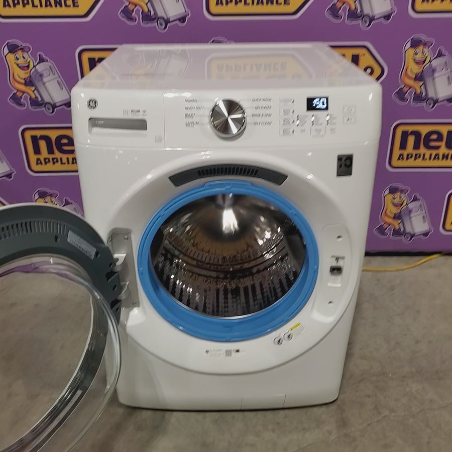Pictures of GE® ENERGY STAR® 4.6 cu. ft. Capacity Smart Front Load Washer with UltraFresh Vent System with OdorBlock™ GFW350SSYWW - Open Box - Neu Appliance Outlet - Discount Appliance Outlet in Austin, Tx