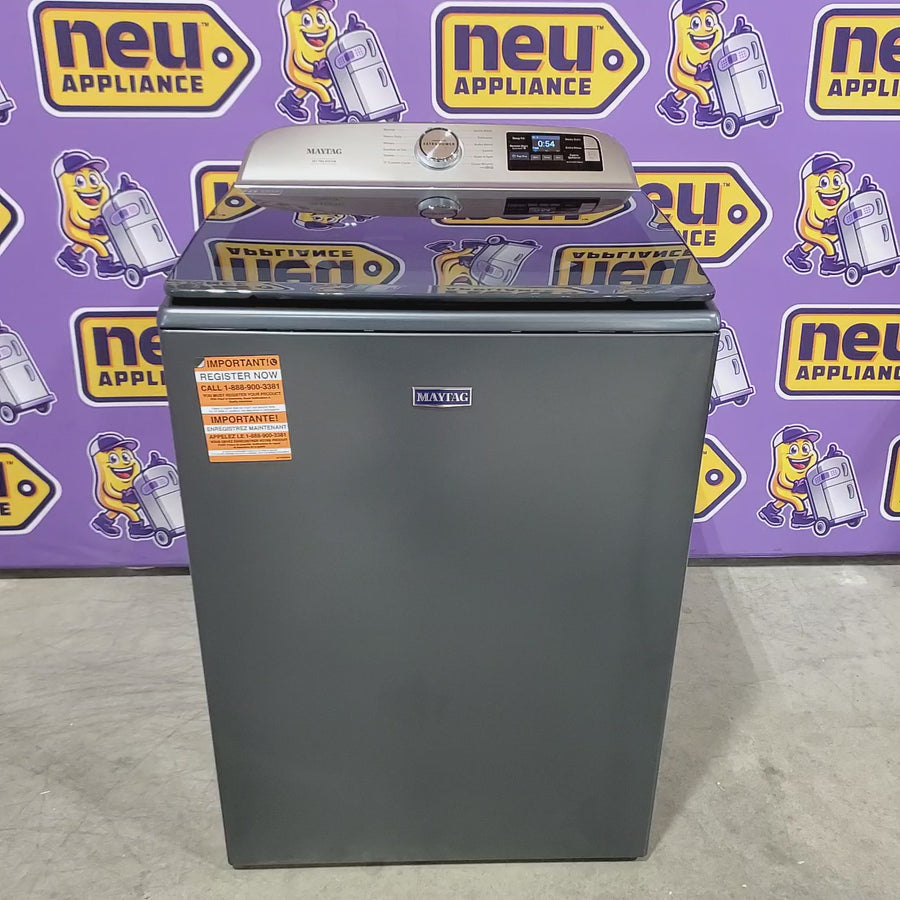 Pictures of Maytag 5.2 cu. ft. Pet Pro Top Load Washer in Midnight Steel with Agitator, Extra Power and Sanitize Cycle with Oxi 22321467 - Neu Appliance Outlet - Discount Appliance Outlet in Austin, Tx