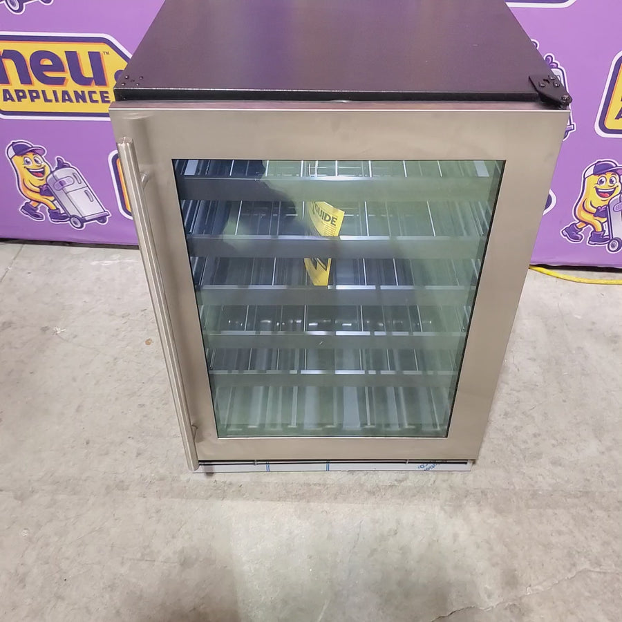 Pictures of U-Line 24 Inch Wine Refrigerator with 5.5 Cu. Ft. Capacity, 3/4 Extension Wine Racks, LED Lighting, Digital Touch Pad Control, and Convection Cooling 11110483 - UHWC124-IS01A - Open Box - Neu Appliance Outlet - Discount Appliance Outlet in Austin, Tx