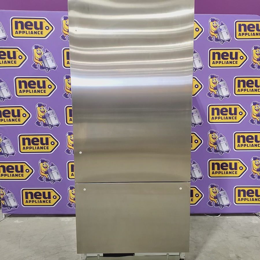 Pictures of Bertazzoni Built-In Bottom Freezer Refrigerator with 19.6 Cu. Ft. Total Capacity, Touch-Controls, Lateral Airflow System, and Ice Maker 11113164 - REF36BMBIXRT - Scratch & Dent (Minor) - Neu Appliance Outlet - Discount Appliance Outlet in Austin, Tx
