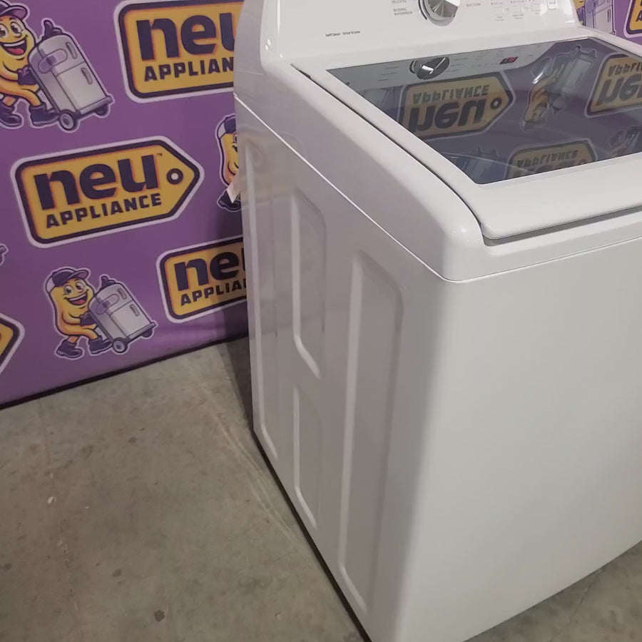 Pictures of Samsung 4.5 cu. ft. Top Load Washer with Vibration Reduction Technology+ in White WA45T3200AW - Scratch & Dent (Minor) - Neu Appliance Outlet - Discount Appliance Outlet in Austin, Tx