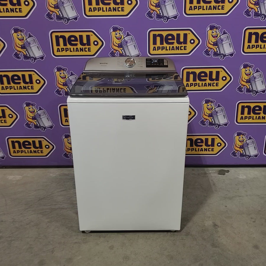 Pictures of Maytag 5.3 cu. ft. Pet Pro Top Load Washer with Impeller, Extra Power and Sanitize Cycle - Scratch & Dent (Minor) and Maytag 7.4 Cu. Ft. Top Load Electric Dryer with Extra Power and Advanced Moisture Sensing 16277 - MED6205RW - Scratch & Dent (Minor) - Neu Appliance Outlet - Discount Appliance Outlet in Austin, Tx