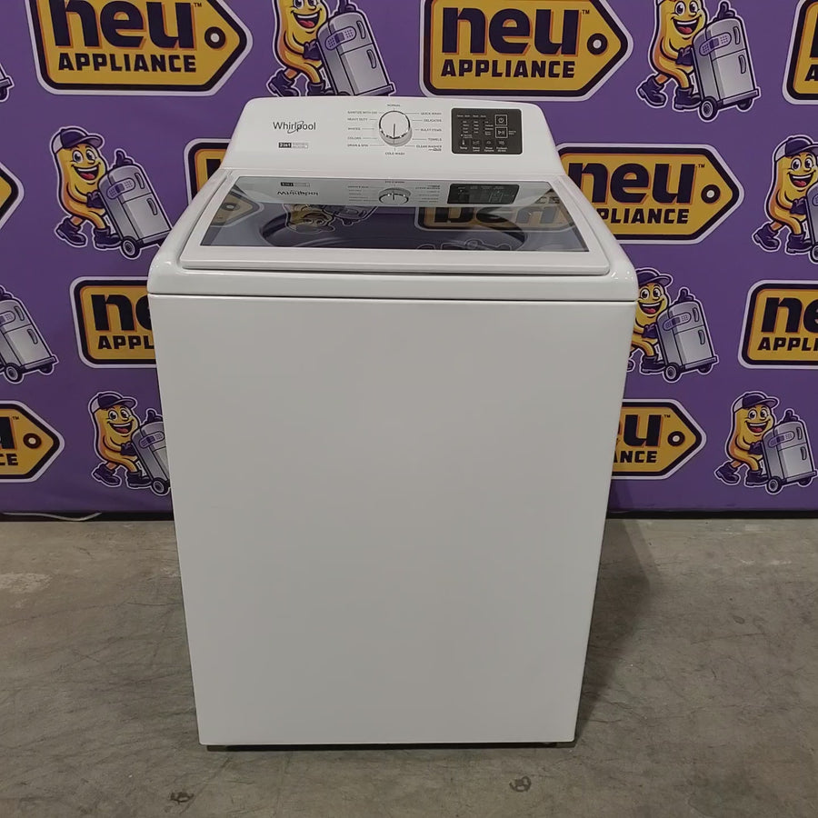 Pictures of Whirlpool® 4.2-4.3 Cu. Ft. Top Load Washer with 2-in-1 Removable Agitator and Soft Close Glass Lid 22221434 - WTW4307SW - Scratch & Dent (Minor) - Neu Appliance Outlet - Discount Appliance Outlet in Austin, Tx