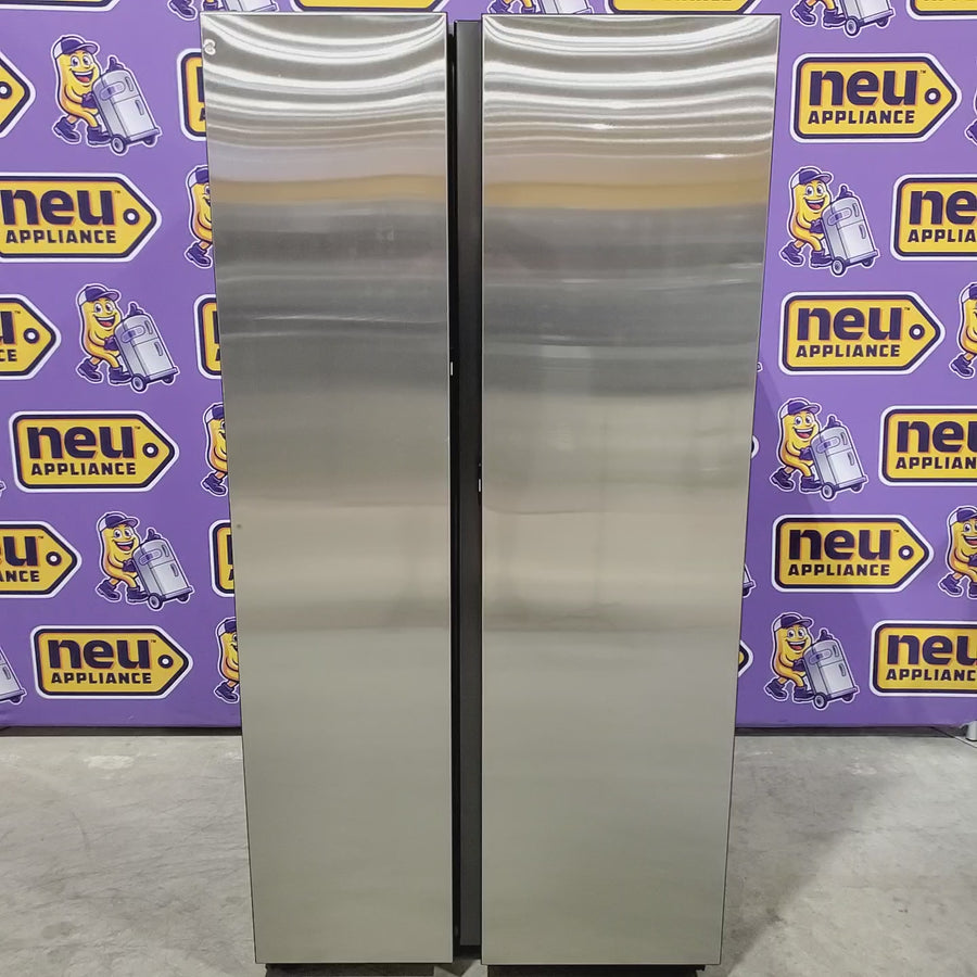 Pictures of Samsung Stainless Steel Bespoke Side-by-Side 28 cu. ft. Refrigerator with Beverage Center™ and Auto Fill Water Pitcher 22221427 - RS28CB7600QL - Scratch & Dent (Moderate) - Neu Appliance Outlet - Discount Appliance Outlet in Austin, Tx