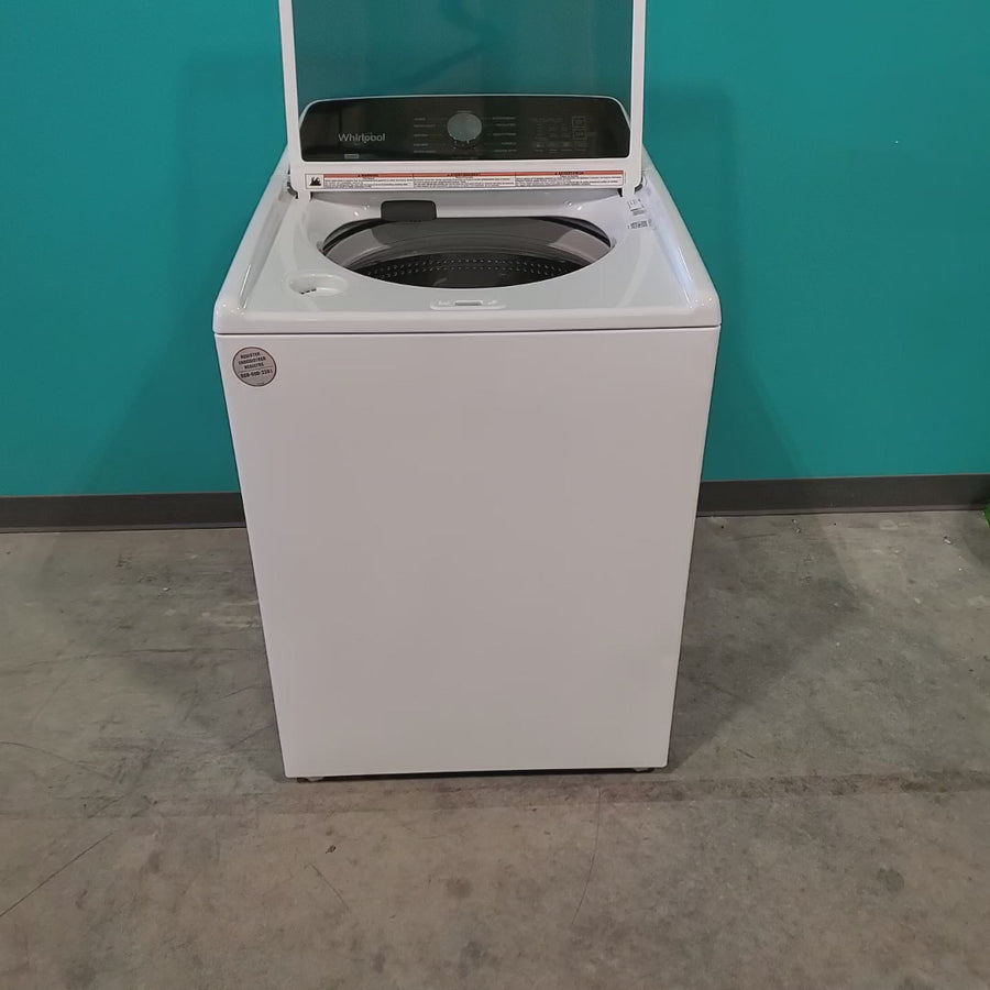 Pictures of Whirlpool 4.7 - 4.8 cu ft Capacity Top-Load Washer with 2 in 1 Removable Agitator and Built-In Water Faucet WTW5057LW - Scratch & Dent - Minor - Neu Appliance Outlet - Discount Appliance Outlet in Austin, Tx