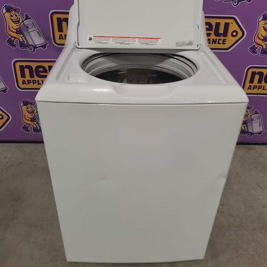Pictures of GE® 4.5 cu. ft. Capacity Washer with Stainless Steel Basket in White GTW465ASNWW - Certified Refurbished - Neu Appliance Outlet - Discount Appliance Outlet in Austin, Tx