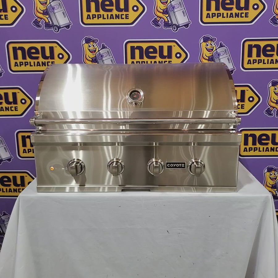 Pictures of Coyote C-Series 35.5" Built-In Gas Grill in Stainless Steel 1118351 - C2C36LP - Scratch & Dent (Moderate) - Neu Appliance Outlet - Discount Appliance Outlet in Austin, Tx