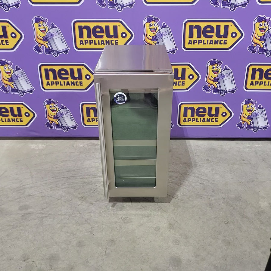 Pictures of U-Line 5 Class 72-Can Beverage Cooler in Stainless Steel 1116251 - UHRE515-SG01A - Scratch & Dent (Minor) - Neu Appliance Outlet - Discount Appliance Outlet in Austin, Tx