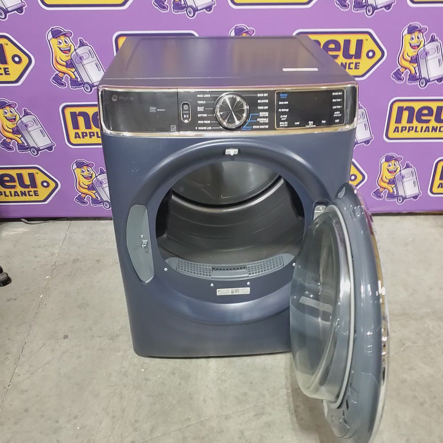 Pictures of GE Profile Smart Front Load Electric 7.8 Cu. Ft. Capacity Dryer with Steam and Sanitize Cycle PFD87ESPVRS - Open Box - Neu Appliance Outlet - Discount Appliance Outlet in Austin, Tx
