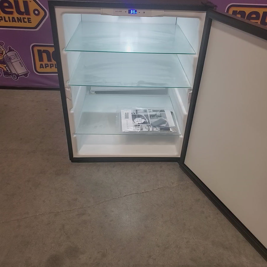 Pictures of U-Line ADA Series 5.3 Cu. Ft. Mini Fridge in Stainless Solid 11110450 - UADA24RS13B - Open Box - Neu Appliance Outlet - Discount Appliance Outlet in Austin, Tx