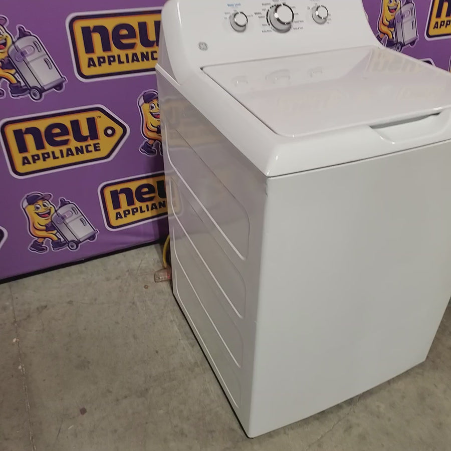 Pictures of GE® 3.8 cu. ft. Capacity Washer with Stainless Steel Basket in White 05121110 - GTW330ASKWW - Certified Refurbished - Neu Appliance Outlet - Discount Appliance Outlet in Austin, Tx