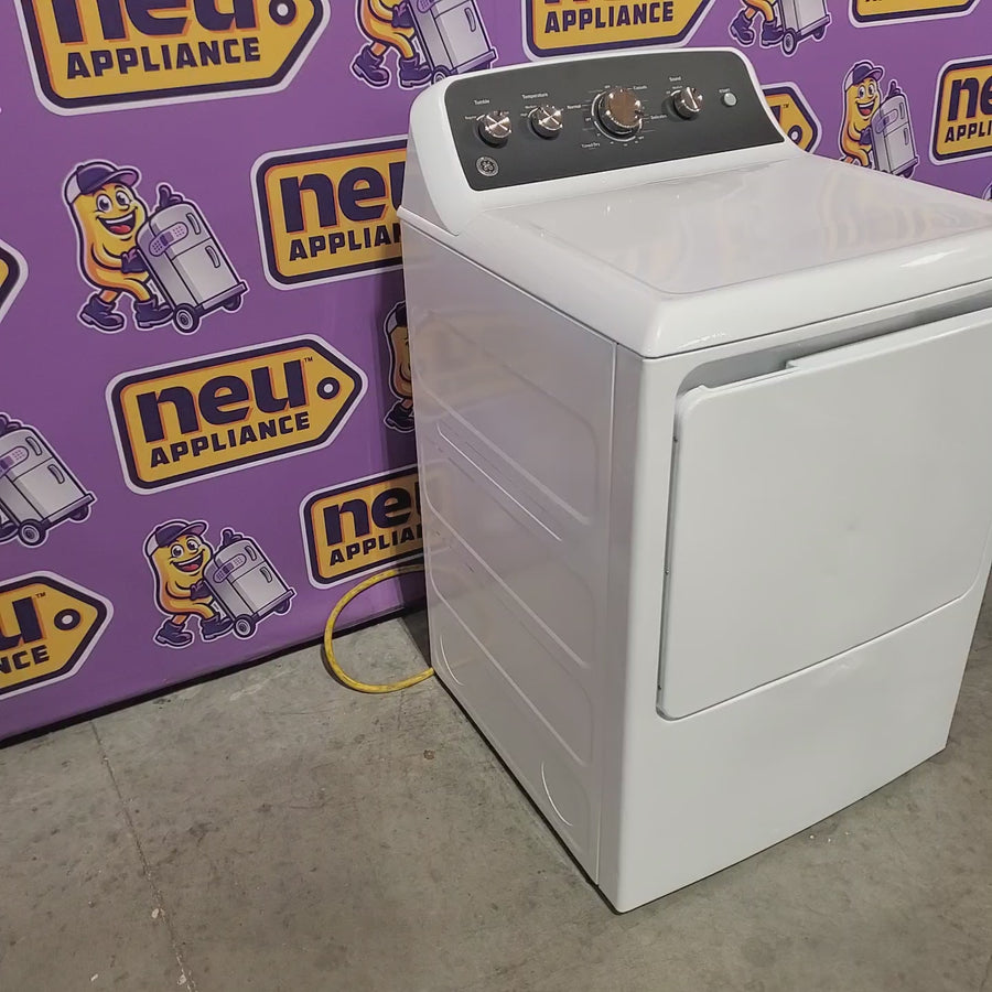 Pictures of GE 7.2 cu. ft. Capacity Electric Dryer with Up To 120 ft. Venting and Extended Tumble GTD48EASWWB - Certified Refurbished - Neu Appliance Outlet - Discount Appliance Outlet in Austin, Tx