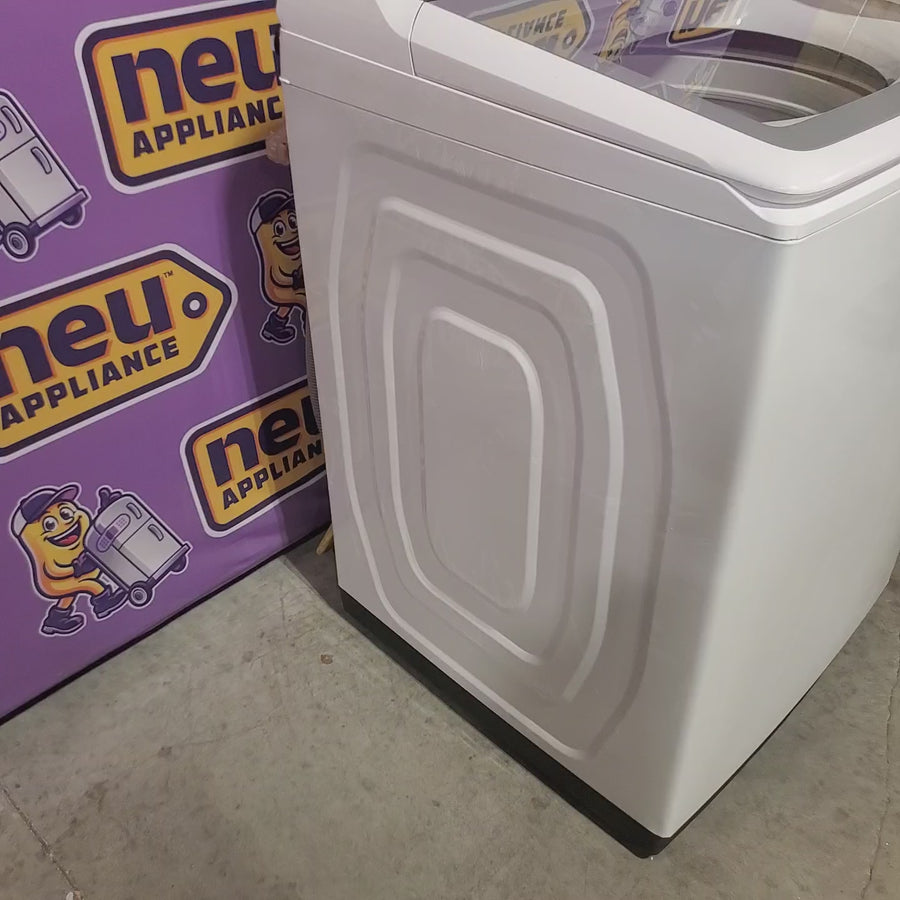 Pictures of Samsung ENERGY STAR 5.0 cu. ft. Top Load Washing Machine with Active Water Jet WA50R5200AW - Certified Refurbished and Samsung 7.2 cu. ft. Electric Dryer with Sensor Dry in White DVE45T3200W - Scratch & Dent (Minor) - Neu Appliance Outlet - Discount Appliance Outlet in Austin, Tx