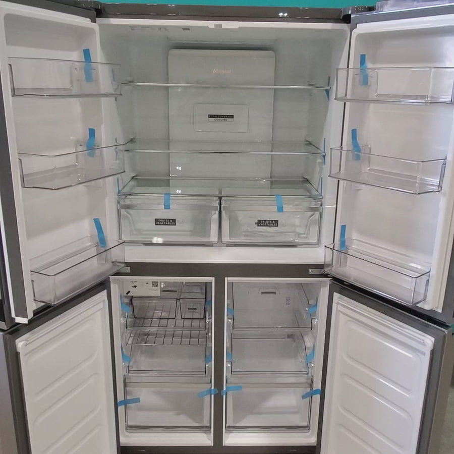 Pictures of Whirlpool Fingerprint-Resistant Stainless 36-inch Wide Counter Depth 4 Door 19.4 cu. ft. Refrigerator with Flexible ice bin WRQA59CNKZ - Open Box - Neu Appliance Outlet - Discount Appliance Outlet in Austin, Tx