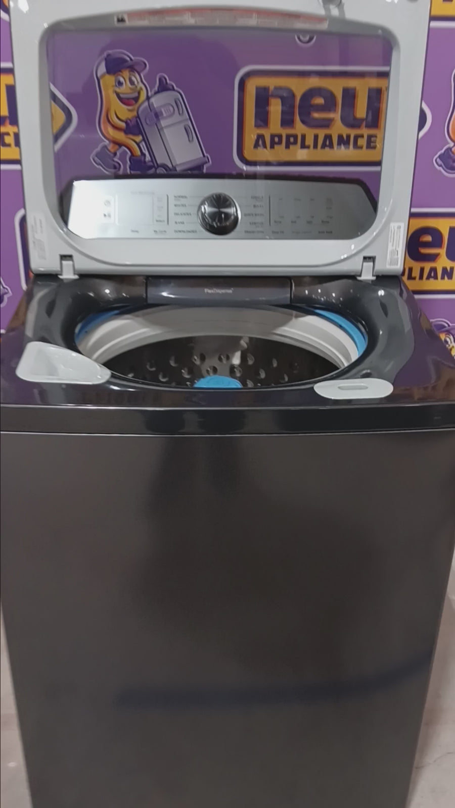 Pictures of GE Profile™ ENERGY STAR® 4.9 cu. ft. Capacity Washer with Smarter Wash Technology and FlexDispense™ PTW605BPRDG - New in Box and GE Profile™ ENERGY STAR® 7.4 cu. ft. Capacity Gas Dryer with Sanitize Cycle and Sensor Dry GE9875G - PTD60GBPRDG - New In Box - Neu Appliance Outlet - Discount Appliance Outlet in Austin, Tx