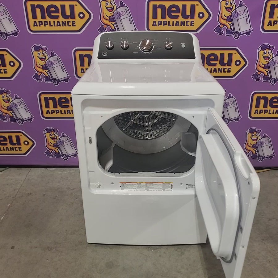 Pictures of GE 7.2 cu. ft. Capacity Electric Dryer with Up To 120 ft. Venting and Extended Tumble GTD48EASWWB - Certified Refurbished - Neu Appliance Outlet - Discount Appliance Outlet in Austin, Tx