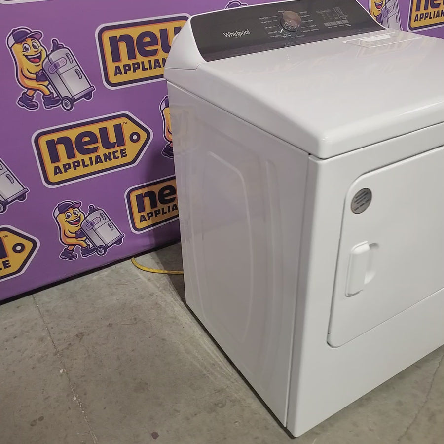 Pictures of Whirlpool Top Load Electric Moisture Sensing 7.0 Cu. Ft. Dryer with Steam WED5050LW - Open Box - Neu Appliance Outlet - Discount Appliance Outlet in Austin, Tx