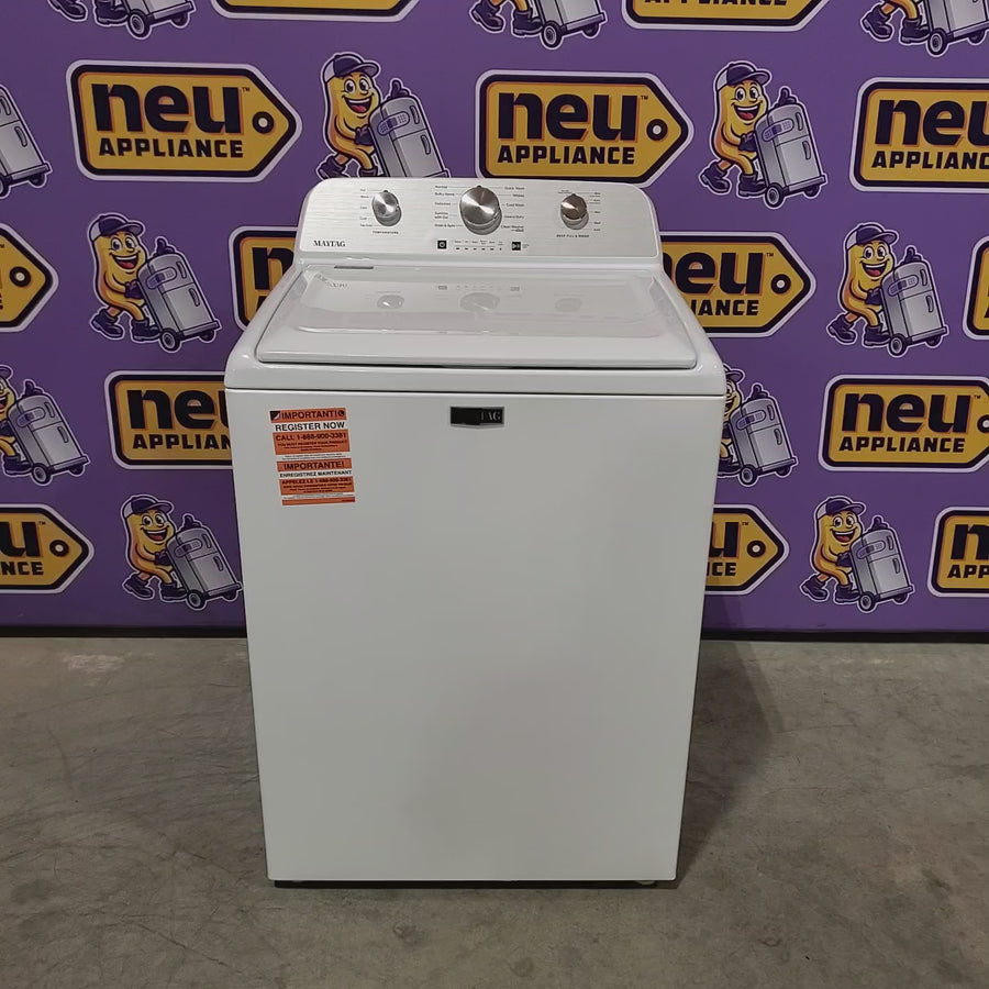 Pictures of Maytag 4.2 Cu. Ft. Capacity Top Load Washer in White 22121499 - MTW4205SW - Scratch & Dent (Minor) - Neu Appliance Outlet - Discount Appliance Outlet in Austin, Tx