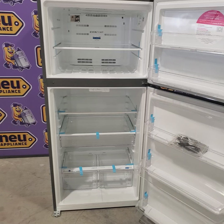 Pictures of Frigidaire 20 Cu. Ft. Top Freezer Refrigerator with EvenTemp Cooling System LFTR2045VF - Scratch and Dent (Minor) - Neu Appliance Outlet - Discount Appliance Outlet in Austin, Tx
