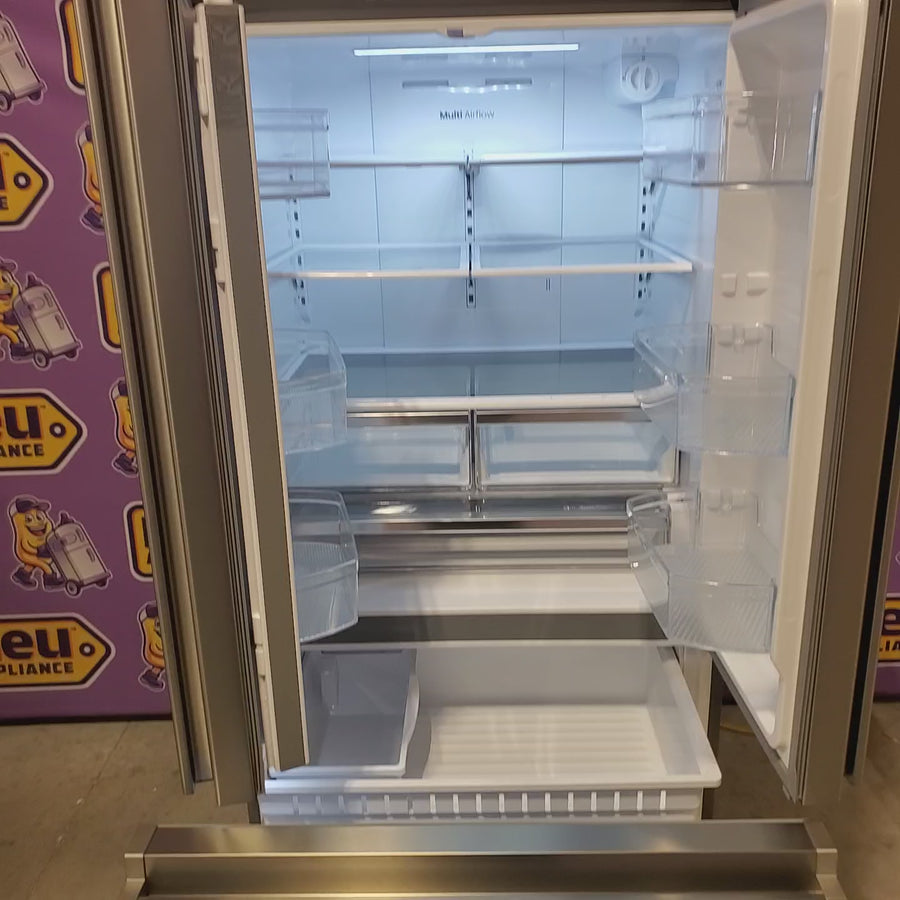 Pictures of Hisense 26.6 cu. ft. French Door Refrigerator in Fingerprint Resistant Stainless Steel 22421721 - HRF266N6CSE1 - Scratch & Dent (Minor) - Neu Appliance Outlet - Discount Appliance Outlet in Austin, Tx