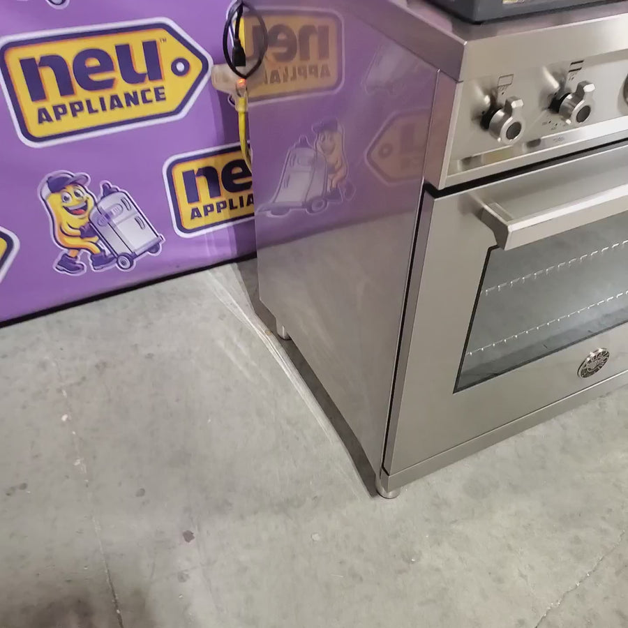 Pictures of Bertazzoni 4.4 Cu. Ft. Freestanding Gas Convection Range in Stainless Steel PROF366GASXT - Scratch & Dent (Minor) - Neu Appliance Outlet - Discount Appliance Outlet in Austin, Tx
