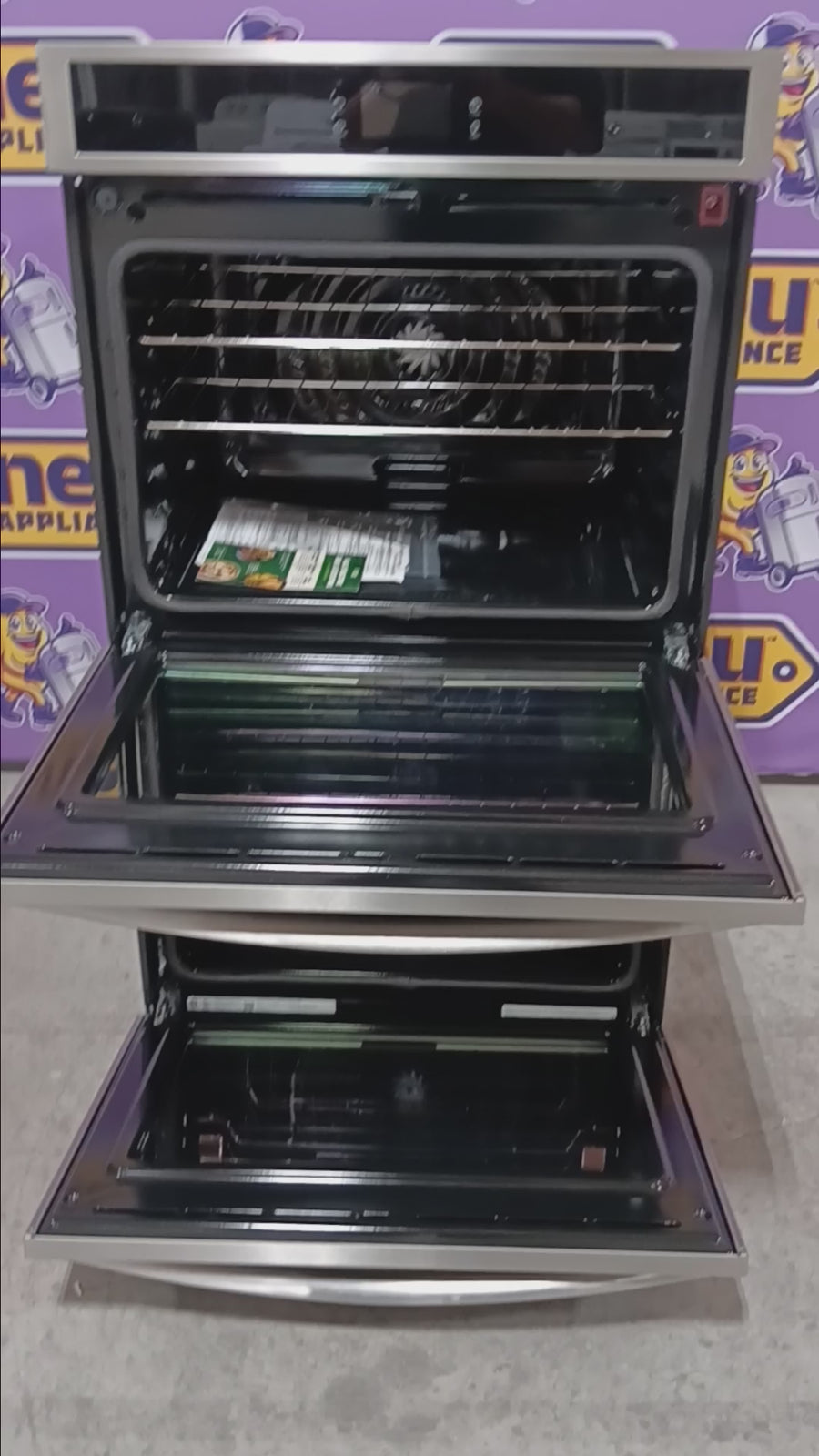 Pictures of Frigidaire Gallery Stainless Steel 30" Double Electric Wall Oven with 15+ Ways To Cook, Air Fry and Air Sous Vide 22221441 - GCWD3067AF - Open Box - Neu Appliance Outlet - Discount Appliance Outlet in Austin, Tx