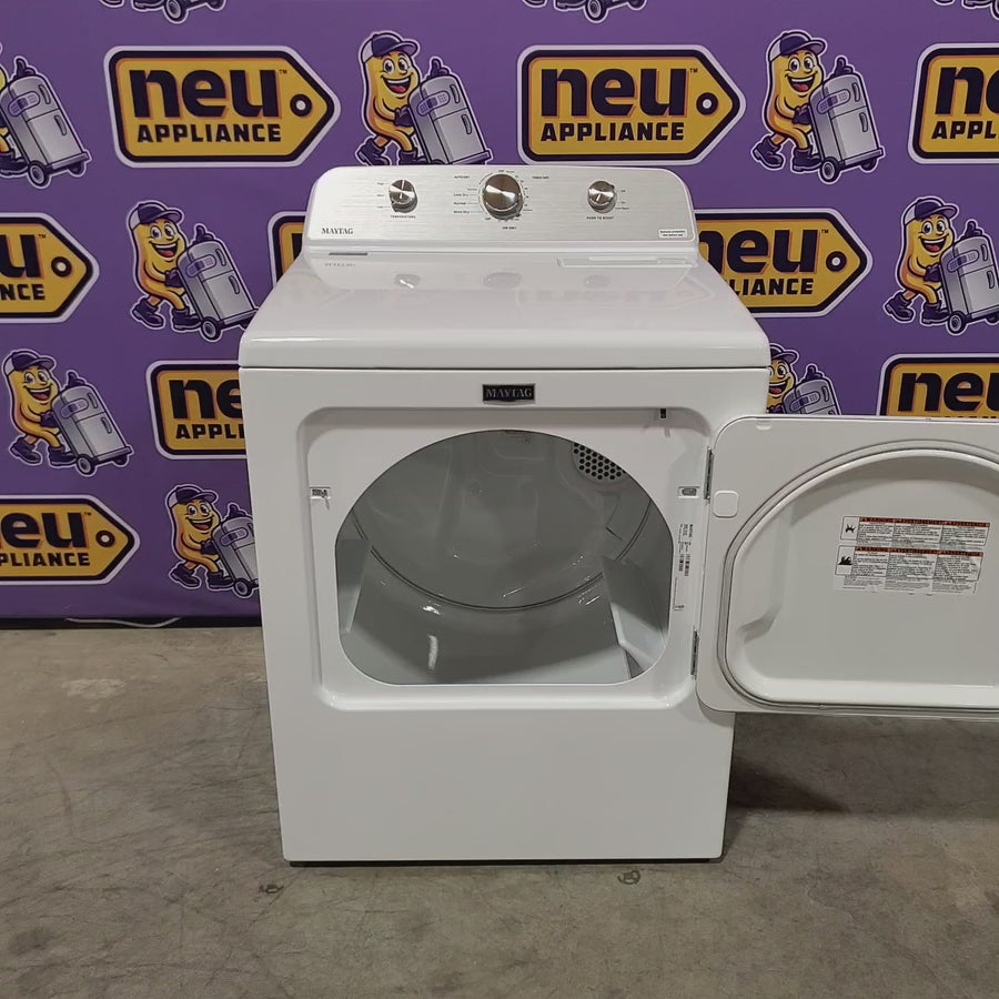 Pictures of Maytag 4.5 cu. ft. Capacity Top Load Washer with Power™ Agitator and Deep Fill MVW4505MW - Open Box and Maytag 7.0 cu. ft. Capacity Top Load Electric Wrinkle Prevent Dryer 16257 - MED4500MW - Scratch & Dent (Minor) - Neu Appliance Outlet - Discount Appliance Outlet in Austin, Tx